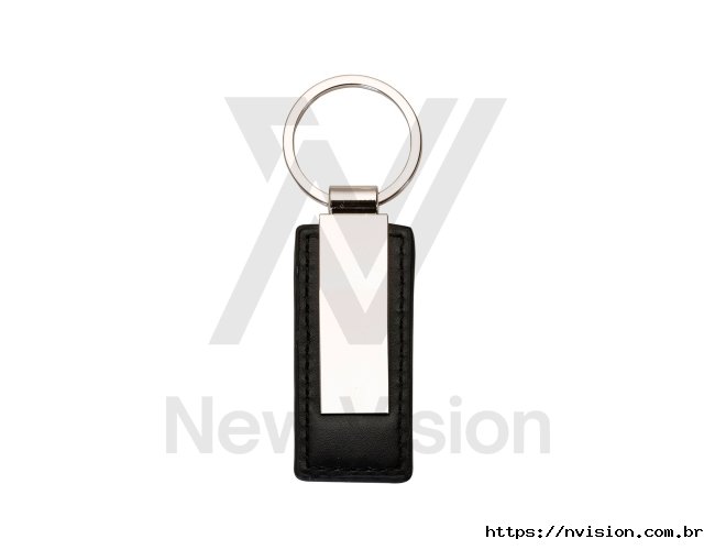 Chaveiro Metal com Couro